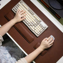Desk Mat Waterproof PU Mouse Pad Large Mousepad Laptop Non-slip Desk Pad Keyboard Mats Mouse Mat Mouse Wrist Guard Three Pieces