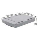 Hidden storage box, desk storage drawer, self-adhesive plastic desktop storage rack